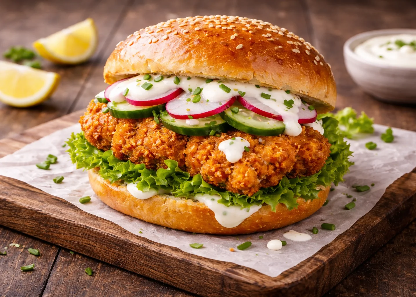 Crunchy Chicken Burger