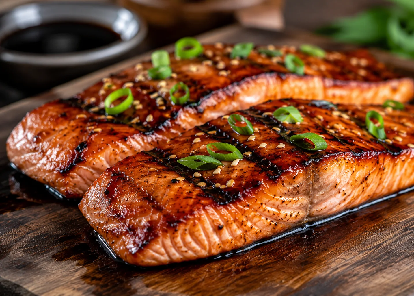 Zalm met ketjapmarinade